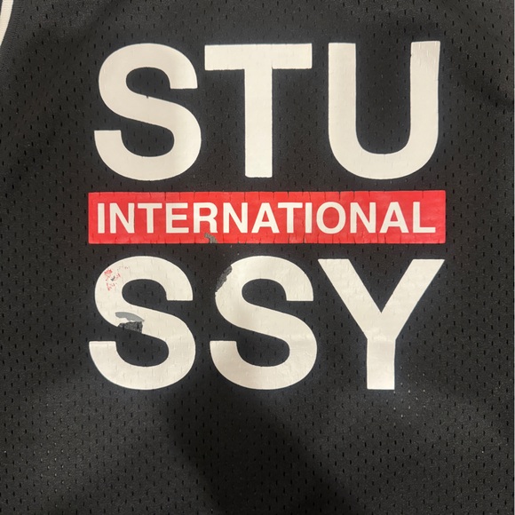 Stussy International Mens Medium Black Basketball Jersey from their 2013 release - Picture 6 of 7